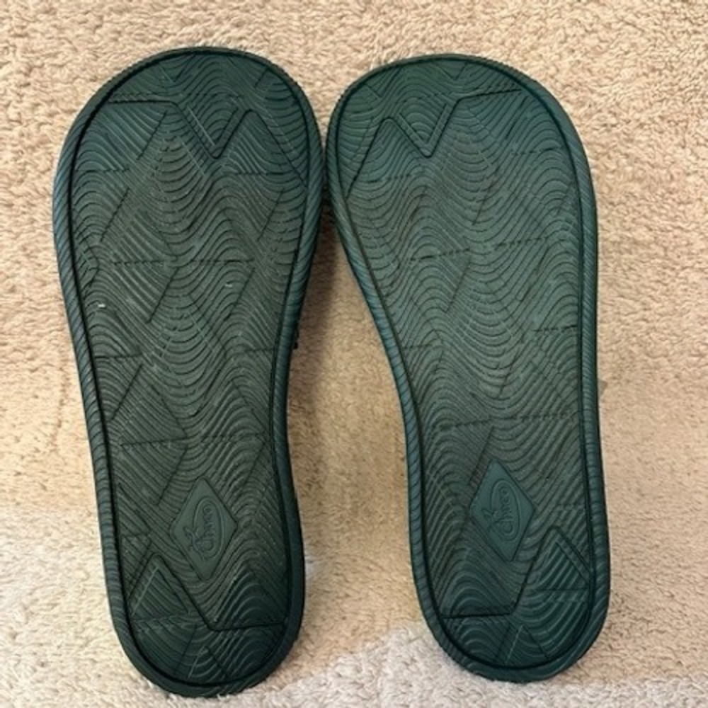 Chaco Black and Neon Green Sandals - Picture 6 of 8